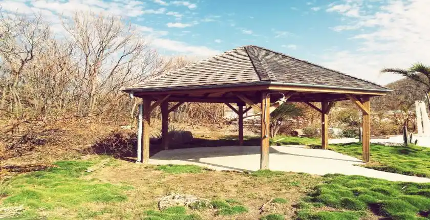 wood carport